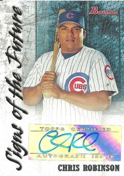 2007 Bowman - Signs of the Future #SOF-CR Chris Robinson Front