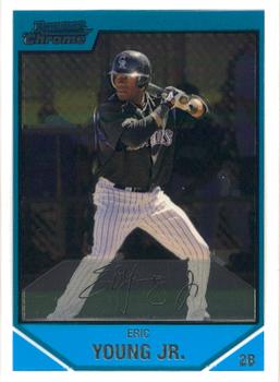 2007 Bowman Chrome - Prospects #BC120 Eric Young Jr. Front