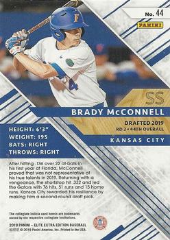 2019 Panini Elite Extra Edition - Aspirations Red #44 Brady McConnell Back