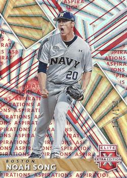 2019 Panini Elite Extra Edition - Aspirations Red #115 Noah Song Front