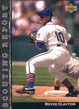 1992 Upper Deck - Scouting Report #SR6 Royce Clayton  Front