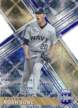 2019 Panini Elite Extra Edition - Status Die Cut Blue #115 Noah Song Front