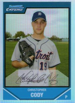 2007 Bowman Chrome - Prospects Refractors #BC173 Christopher Cody Front