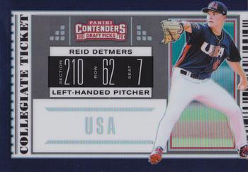 2019 Panini Elite Extra Edition - USA Collegiate National Team Tickets #USA-RD Reid Detmers Front