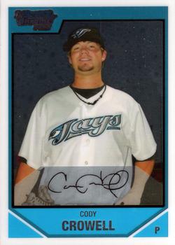 2007 Bowman Draft Picks & Prospects - Chrome Prospects #BDPP1 Cody Crowell Front