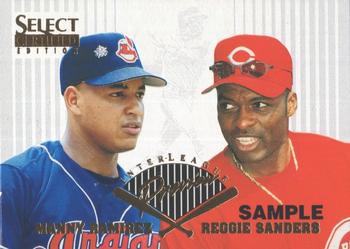 1996 Select Certified - Interleague Preview Samples #8 Manny Ramirez / Reggie Sanders Front