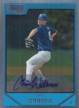 2007 Bowman Draft Picks & Prospects - Chrome Prospects Refractors #BDPP119 Chris Withrow Front