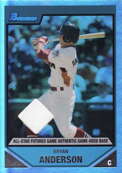 2007 Bowman Draft Picks & Prospects - Futures Game Chrome Prospects Bases #BDPP87 Bryan Anderson Front