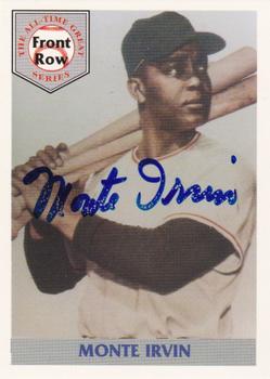 1992 Front Row All-Time Greats Monte Irvin - Signature Series #1 Monte Irvin Front