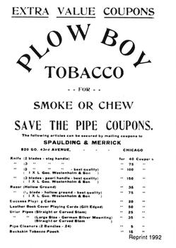 1992 1910-12 Plow Boy Tobacco Reprints #NNO Lew Richie Back