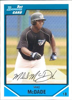 2007 Bowman Draft Picks & Prospects - Prospects #BDPP51 Mike McDade Front