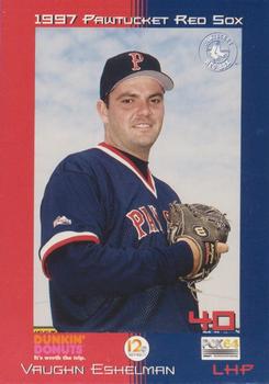 1997 Dunkin' Donuts Pawtucket Red Sox #NNO Vaughn Eshelman Front