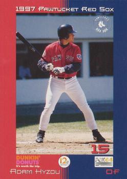 1997 Dunkin' Donuts Pawtucket Red Sox #NNO Adam Hyzdu Front