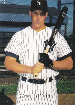 1992 Tampa Yankees #NNO Matt Ruoff Front