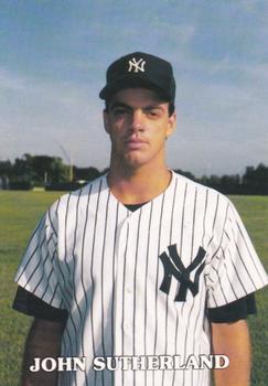 1992 Tampa Yankees #NNO John Sutherland Front