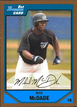 2007 Bowman Draft Picks & Prospects - Prospects Gold #BDPP51 Mike McDade Front