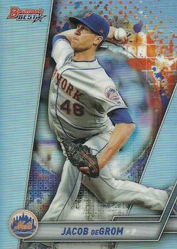 2019 Bowman's Best - Refractor #9 Jacob deGrom Front
