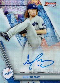 2019 Bowman's Best - Best of 2019 Autographs Refractor #B19-DM Dustin May Front