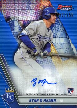 2019 Bowman's Best - Best of 2019 Autographs Blue Refractor #B19-ROH Ryan O'Hearn Front