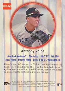 2019 Bowman's Best - 1999 Franchise Favorites #99FF-AVO Anthony Volpe Back