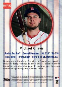 2019 Bowman's Best - 1999 Franchise Favorites #99FF-MC Michael Chavis Back