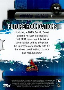 2019 Bowman's Best - Future Foundations Die Cuts #FF-AK Andrew Knizner Back