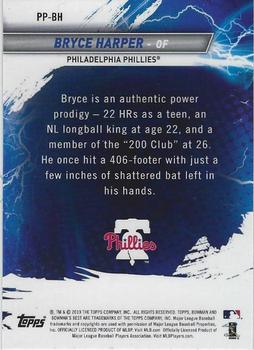 2019 Bowman's Best - Power Producers #PP-BH Bryce Harper Back