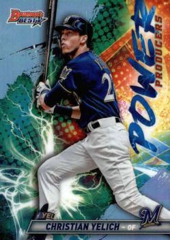 2019 Bowman's Best - Power Producers #PP-CY Christian Yelich Front