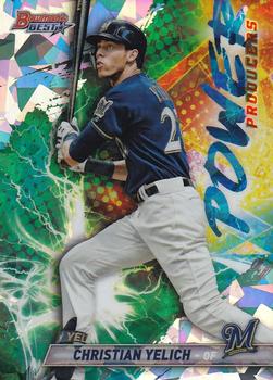 2019 Bowman's Best - Power Producers Atomic Refractor #PP-CY Christian Yelich Front