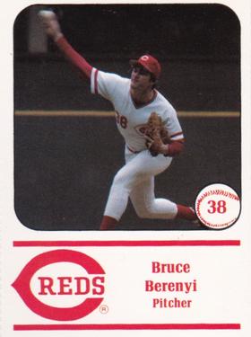 1982 Cincinnati Reds Yearbook Cards #NNO Bruce Berenyi Front