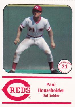 1982 Cincinnati Reds Yearbook Cards #NNO Paul Householder Front