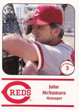 1982 Cincinnati Reds Yearbook Cards #NNO John McNamara Front
