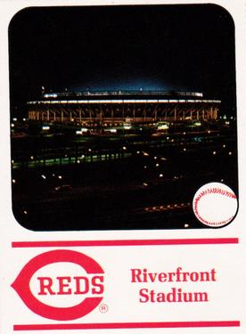 1982 Cincinnati Reds Yearbook Cards #NNO Riverfront Stadium Front