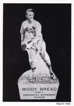 1992 1927 Middy Bread Reprints #NNO Jim Bottomley Front