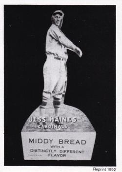 1992 1927 Middy Bread Reprints #NNO Jesse Haines Front