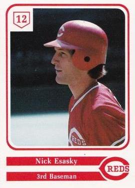 1985 Cincinnati Reds Yearbook Cards #NNO Nick Esasky Front
