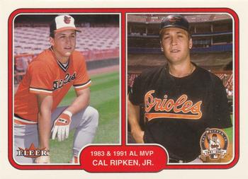 2001 Fleer Cal Ripken, Jr. Career Highlights Glossy Box Set #5 Cal Ripken Jr. Front