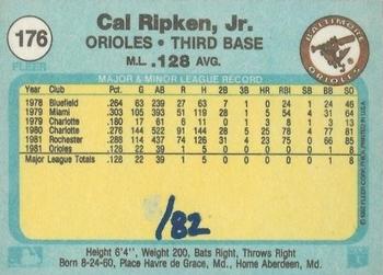 2001 Fleer Cal Ripken, Jr. Career Highlights Glossy Box Set - Autographs #NNO Cal Ripken Jr. Back