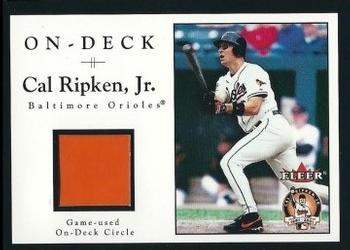 2001 Fleer Cal Ripken, Jr. Career Highlights Glossy Box Set - Relics #NNO Cal Ripken Jr. Front