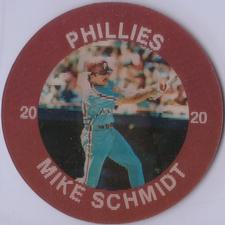 1985 7-Eleven Super Star Sports Coins Test Issue #III AC Mike Schmidt Front