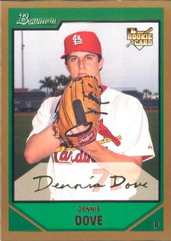 2007 Bowman Draft Picks & Prospects - Gold #BDP24 Dennis Dove Front
