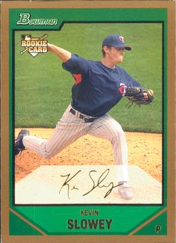 2007 Bowman Draft Picks & Prospects - Gold #BDP51 Kevin Slowey Front