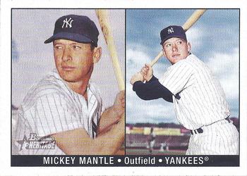 2007 Bowman Heritage - Mantle Short Prints #4 Mickey Mantle Front