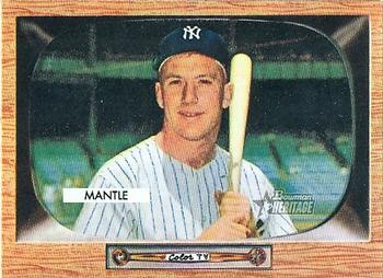 2007 Bowman Heritage - Mantle Short Prints #5 Mickey Mantle Front