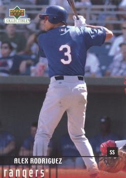 2001 Upper Deck Collectibles Texas Rangers #TR1 Alex Rodriguez Front