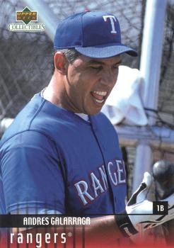 2001 Upper Deck Collectibles Texas Rangers #TR4 Andres Galarraga Front