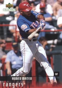 2001 Upper Deck Collectibles Texas Rangers #TR6 Ruben Mateo Front