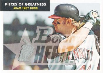 2007 Bowman Heritage - Pieces of Greatness #PG-AD Adam Dunn Front
