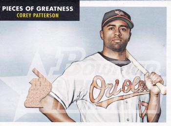 2007 Bowman Heritage - Pieces of Greatness #PG-CP Corey Patterson Front