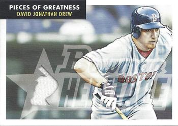 2007 Bowman Heritage - Pieces of Greatness #PG-JDD J.D. Drew Front